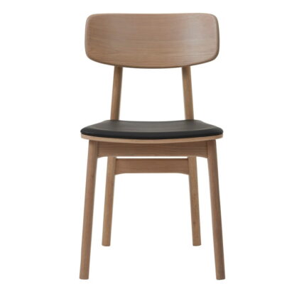 Jedálenská stolička z dreva bieleho duba Unique Furniture Livo