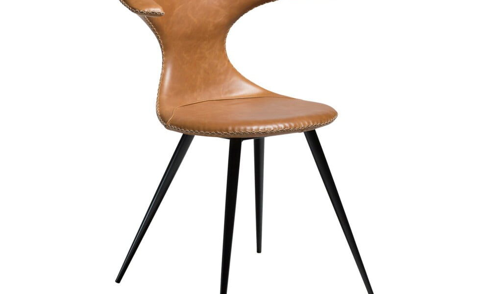 Svetlohnedá kožená stolička DAN-FORM Denmark Flair