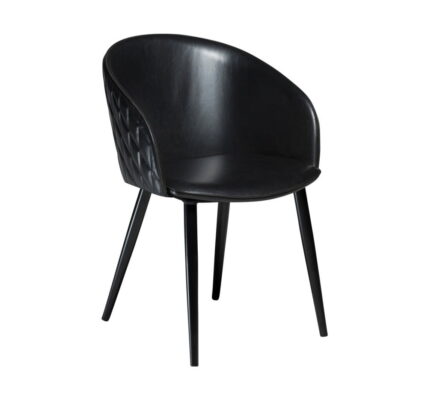 Čierna koženková stolička DAN-FORM Denmark Dual
