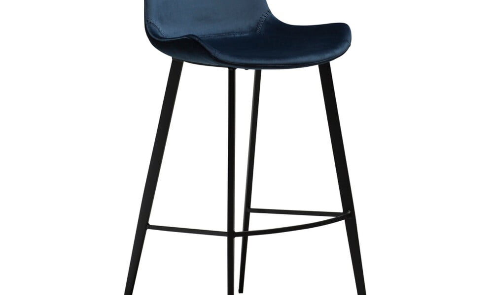 Tmavomodrá barová stolička DAN-FORM Denmark Hype