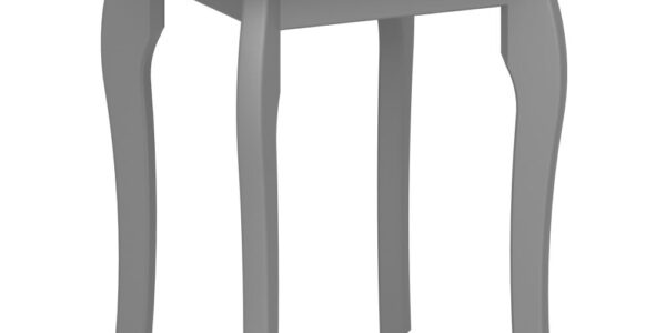 Tmavosivá stolička k toaletnému stolíku Steens Baroque