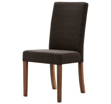 Hnedá stolička s tmavohnedými nohami Ted Lapidus Maison Tonka