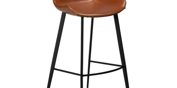 Hnedá barová stolička z eko kože DAN–FORM Denmark Hype