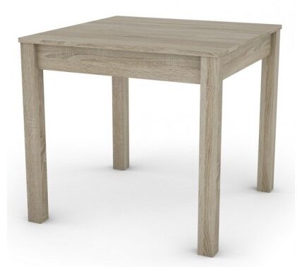 Jedálenský stôl David 80×80 cm, dub sonoma