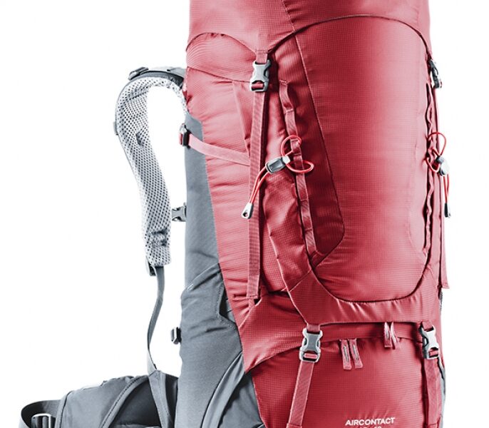 Deuter Aircontact 45 + 10 Cranberry-graphite