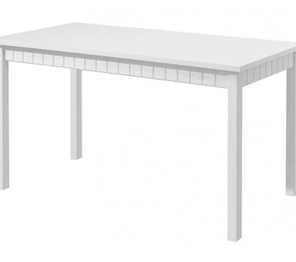 Jedálenský stôl Atik JS 135×90 cm, biely