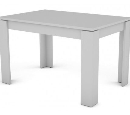 Jedálenský stôl Inter 120×80 cm, biely