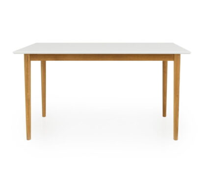 Biely jedálenský stôl Tenzo Svea, 80 x 140 cm