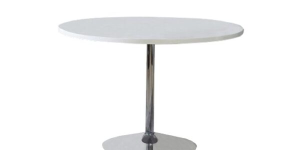 Tempo Kondela Jedálenský stôl, biela, extra vysoký lesk, PAULIN