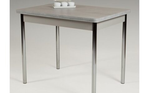 Jedálenský stôl Hamburg Aj 110×70 cm, sivý betón