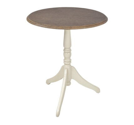 Jedálenský stôl z dreva kaučukovníka Livin Hill Limena, ⌀ 60 cm
