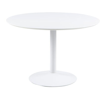 Biely guľatý jedálenský stôl Actona Ibiza, ⌀ 110 cm