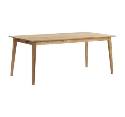 Prírodný dubový jedálenský stôl Rowico Mimi, dĺžka 180 cm