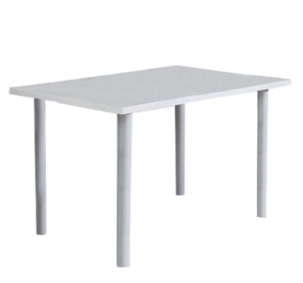 Tempo Kondela Jedálenský stôl, biela, extra vysoký lesk, UNITA