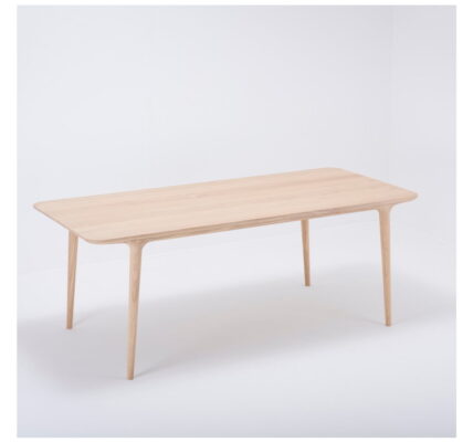 Jedálenský stôl z masívneho dubového dreva Gazzda Fawn, 200 × 90 cm