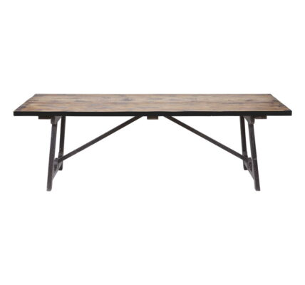 Jedálenský stôl z masívneho borovicového dreva BePureHome Craft, 220 × 90 cm