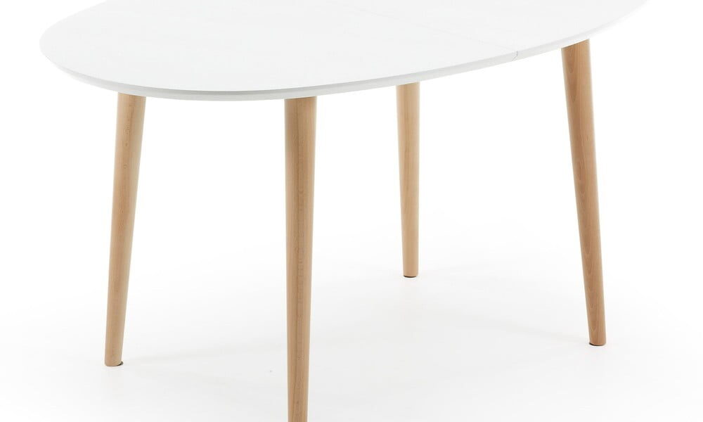 Rozkladací jedálenský stôl z bukového dreva La Forma Oakland, dĺžka 140-220 cm