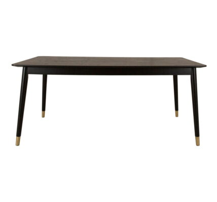 Čierny jedálenský stôl z kaučukového dreva Canett Nelly, 75 × 90 cm