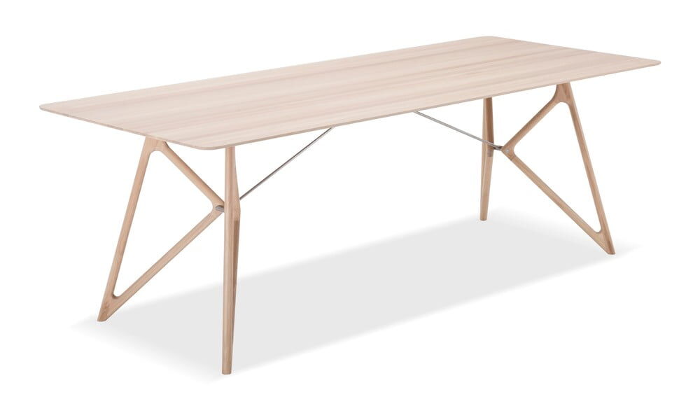 Jedálenský stôl z masívneho dubového dreva Gazzda Tink, 220 × 90 cm