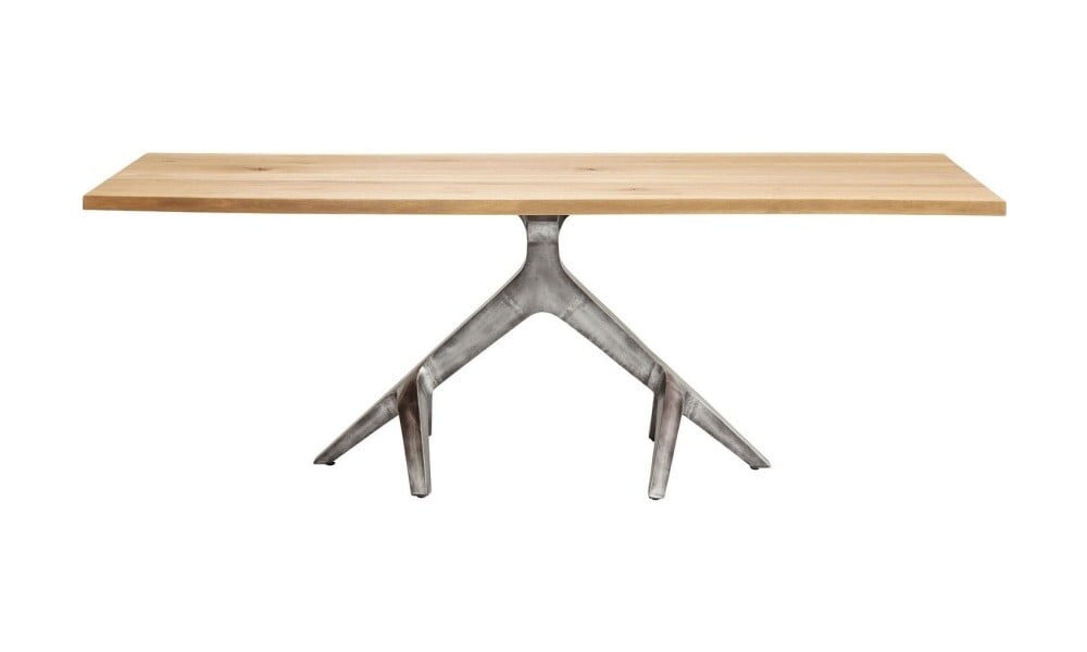Jedálenský stôl z dubového dreva Kare Design Roots, 220 × 100 cm