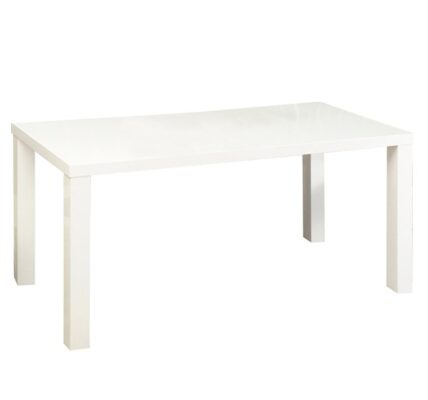 Tempo Kondela Jedálenský stôl, biela vysoký lesk HG, ASPER TYP 4