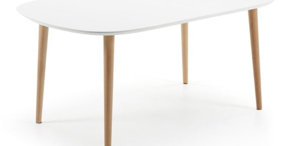 Rozkladací jedálenský stôl z bukového dreva La Forma Oakland, dĺžka 160-260 cm