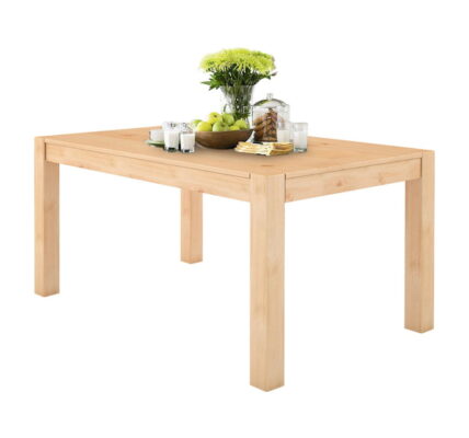Jedálenský stôl z masívneho borovicového dreva Støraa Monique, 76 × 140 cm