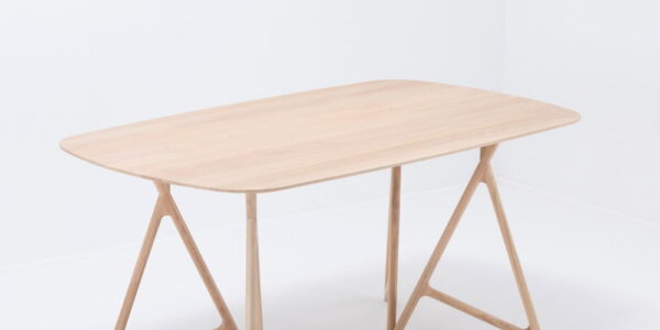 Jedálenský stôl z masívneho dubového dreva Gazzda Koza, 160 × 90 cm