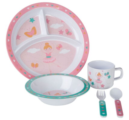 5-dielny jedálenský detský set Premier Housewares Ballerina