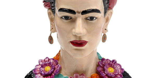 Sklenená váza Kare Design Frida Flowers výška 33,5 cm