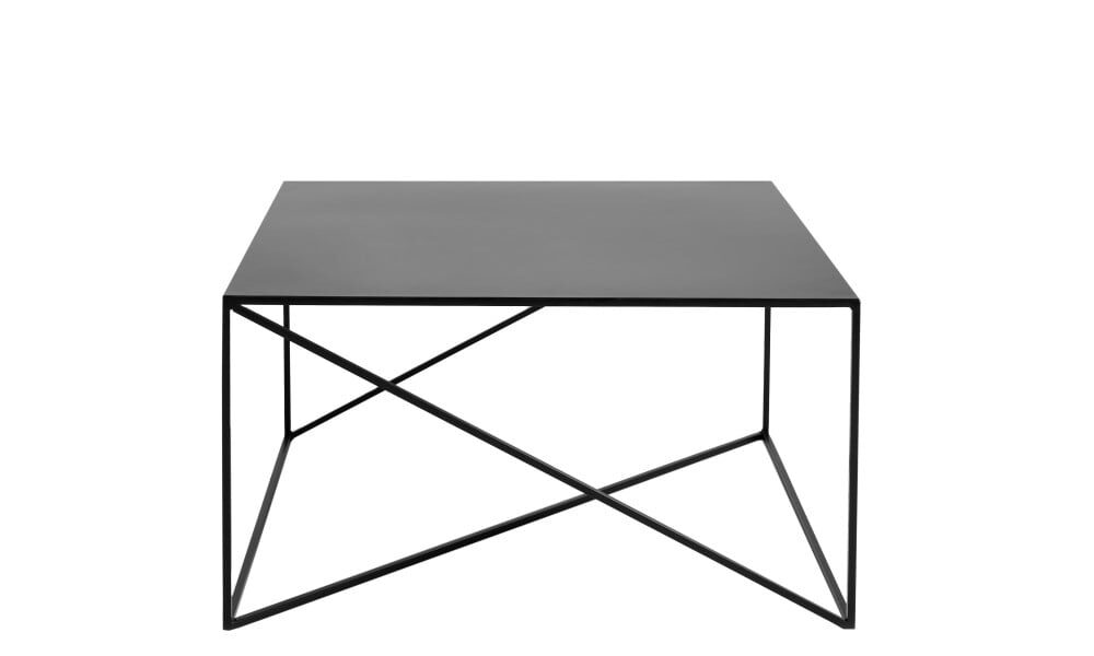 Čierny konferenčný stolík Custom Form Memo, šírka 80 cm