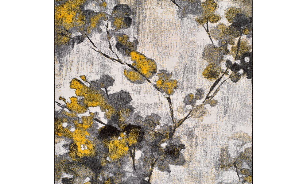 Žlto-šedý koberec Universal Bukit Mustard, 120 x 170 cm