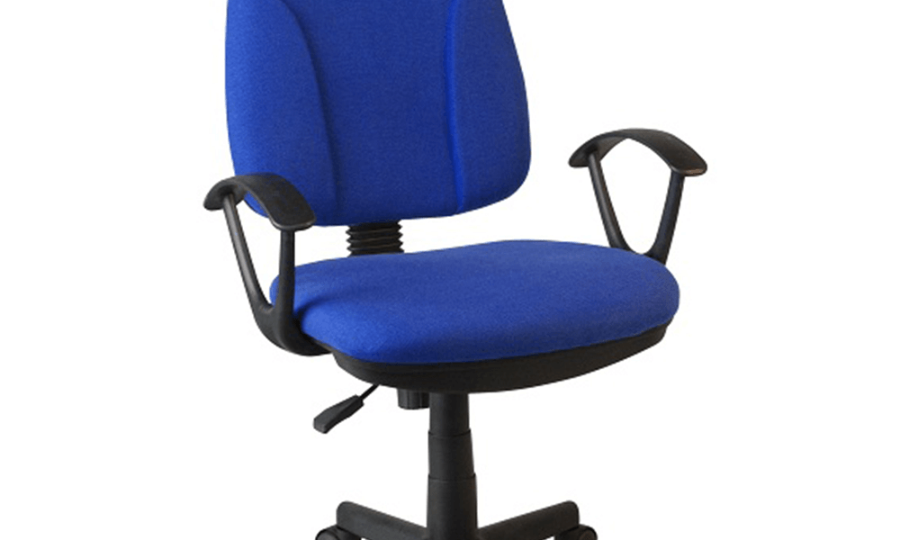 Tempo Kondela Kancelárska stolička, modrá látka, DEVRI