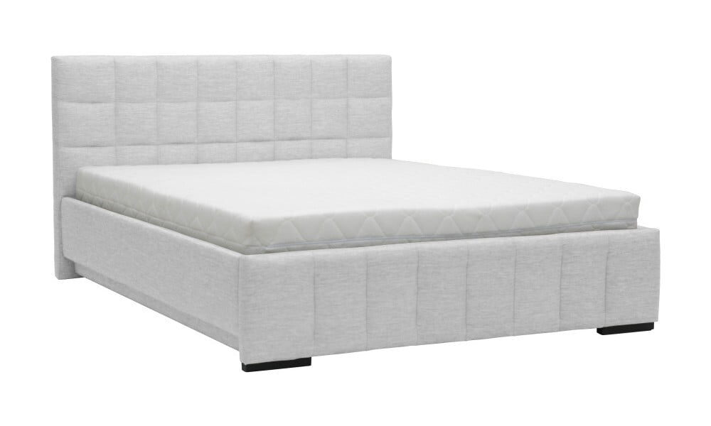 Svetlosivá dvojlôžková posteľ Mazzini Beds Dream, 180 × 200 cm