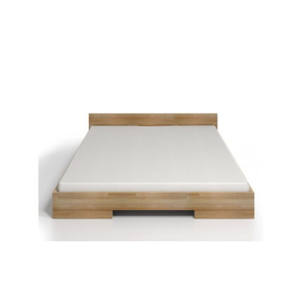Dvojlôžková posteľ z bukového dreva SKANDICA Spectrum, 200 × 200 cm