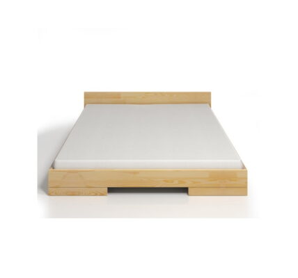 Dvojlôžková posteľ z borovicového dreva SKANDICA Spectrum, 200 × 200 cm
