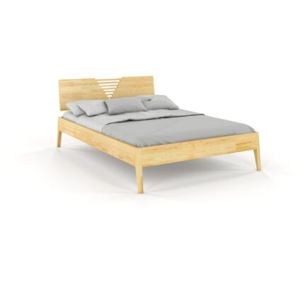 Dvojlôžková posteľ z borovicového dreva Skandica Visby Wolomin, 140 x 200 cm