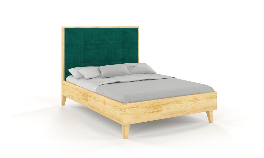 Dvojlôžková posteľ z borovicového dreva Skandica Frida, 180 x 200 cm