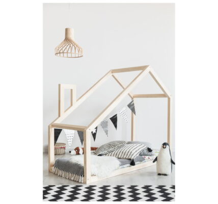 Domčeková posteľ z borovicového dreva Adeko Mila DM, 90 x 180 cm