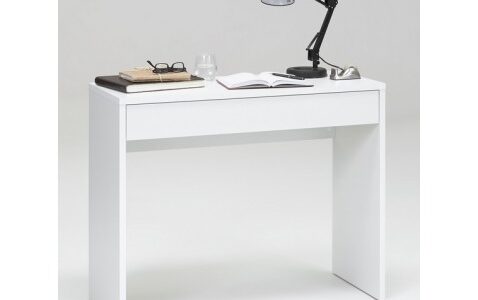 Písací/kozmetický stôl Checker, biely