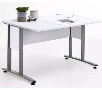 Písací stôl Calvia 1, biela