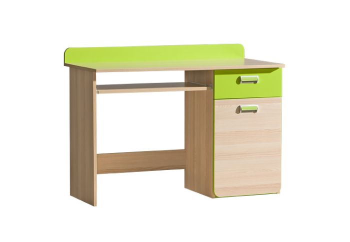 DOLMAR Písací stolík LORENTO L10 FARBA: Jaseň / zelená