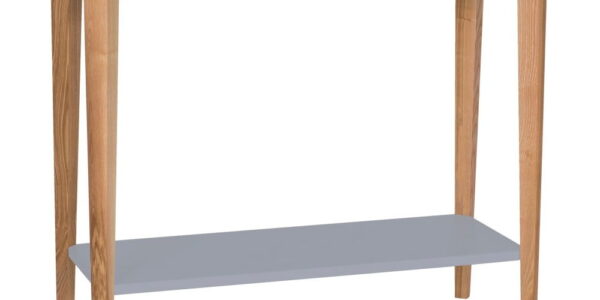 Sivý konzolový stolík Ragaba Ashme, šírka 85 cm