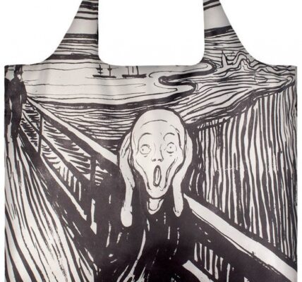 Nákupná taška LOQI Museum, Munch – The Scream