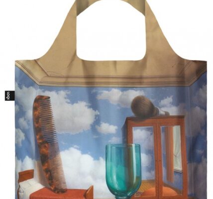 Nákupná taška LOQI Museum, Magritte – Personal Values