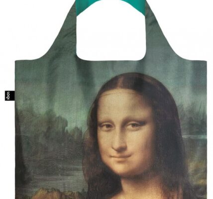 Nákupná taška LOQI Museum, Da Vinci – Mona Lisa