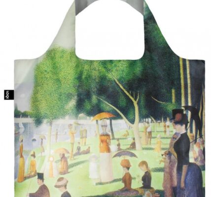 Nákupná taška LOQI Museum, Seurat – A Sunday on the Island