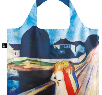 Nákupná taška LOQI Museum, Munch – Four Girls on the Bridge