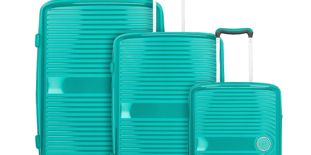 Travelite Ceris S,M,L Green – súprava 3 kufrov