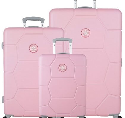 SUITSUIT TR-1231/3 súprava 3 kufrov ABS Caretta Pink Lady